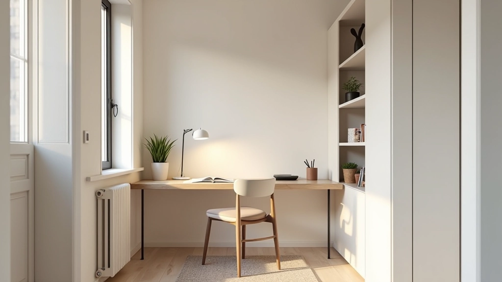 Studio domestico in spazio piccolo